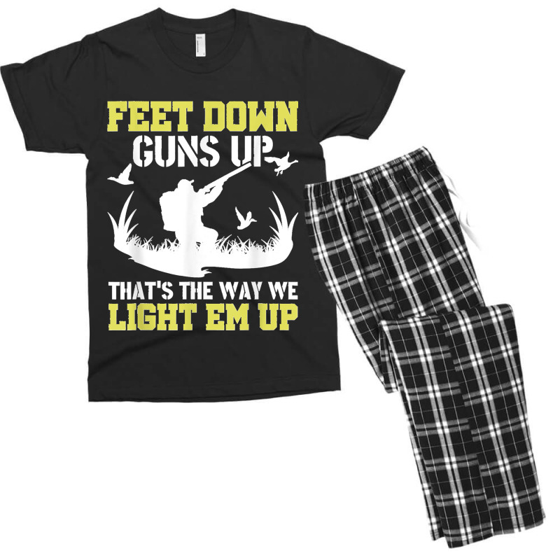 Funny Feet Down Duck Hunting Duck Hunter Men's T-shirt Pajama Set | Artistshot