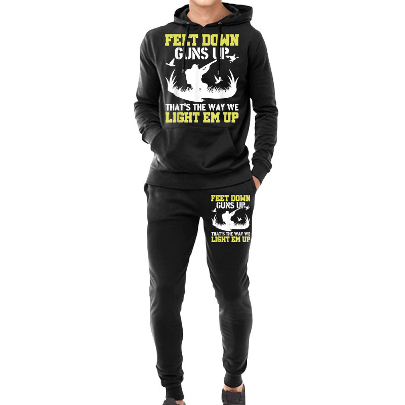 Funny Feet Down Duck Hunting Duck Hunter Hoodie & Jogger Set | Artistshot