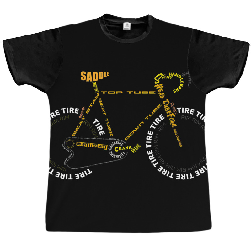 Bicycle Anatomy   Cute Cycling Is Life  Gift Graphic T-shirt by PeterArtist | Artistshot