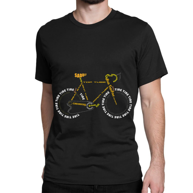 Bicycle Anatomy   Cute Cycling Is Life  Gift Classic T-shirt by PeterArtist | Artistshot