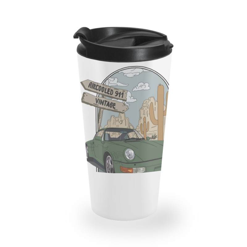 Olive Green 911 Vintage Travel Mug | Artistshot