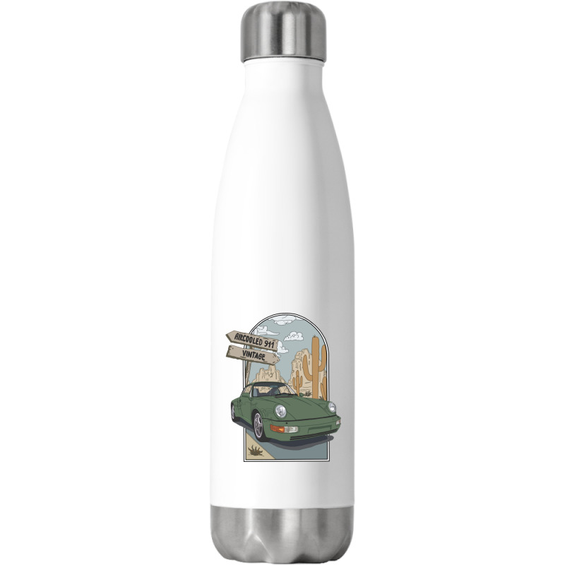 Olive Green 911 Vintage Stainless Steel Water Bottle | Artistshot