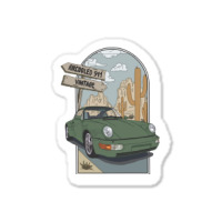 Olive Green 911 Vintage Sticker | Artistshot