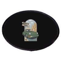 Olive Green 911 Vintage Oval Patch | Artistshot