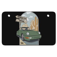 Olive Green 911 Vintage Atv License Plate | Artistshot