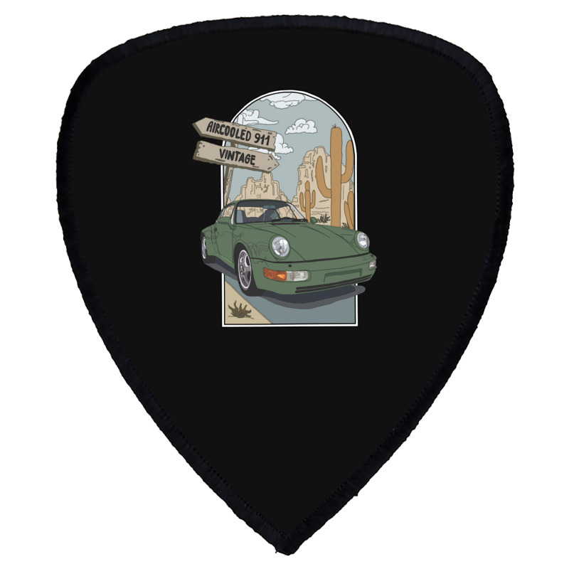 Olive Green 911 Vintage Shield S Patch | Artistshot