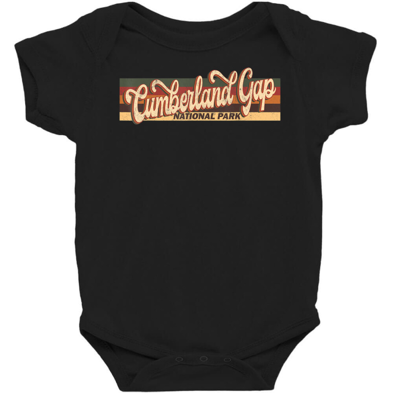 Cumberland Gap Derby Kentucky Us Beach Vintage Retro 70s 80s Baby Bodysuit by hongquangd | Artistshot