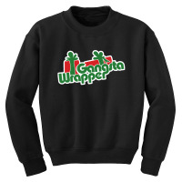 Gangsta Wrapper Youth Sweatshirt | Artistshot