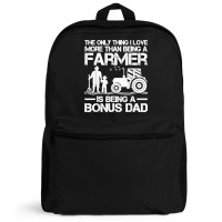 Funny Farming Tractor Retro Farmer Bonus Dad Father's Day Backpack | Artistshot