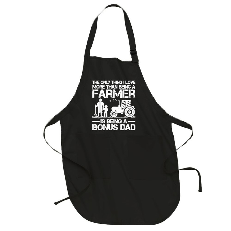 Funny Farming Tractor Retro Farmer Bonus Dad Father's Day Full-length Apron | Artistshot