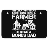 Funny Farming Tractor Retro Farmer Bonus Dad Father's Day Atv License Plate | Artistshot