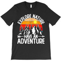 Funny Explore Nature Have An Adventure Retro Forest T-shirt | Artistshot