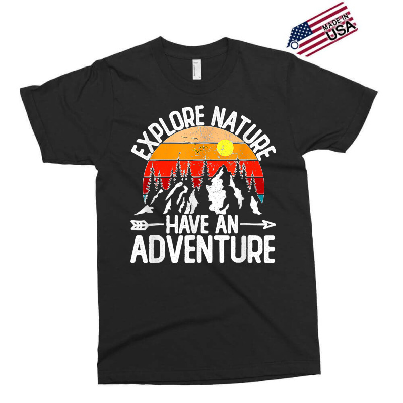 Funny Explore Nature Have An Adventure Retro Forest Exclusive T-shirt | Artistshot