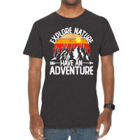 Funny Explore Nature Have An Adventure Retro Forest Vintage T-shirt | Artistshot