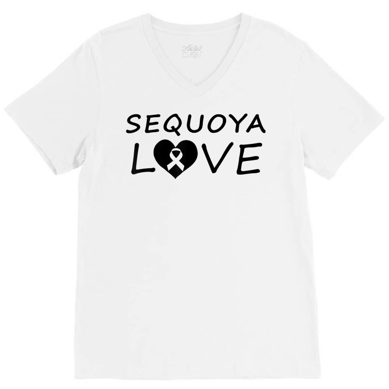 Wilkinsi Designs Sequoya Love No Initial T Shirt V-Neck Tee by gswarnkab | Artistshot