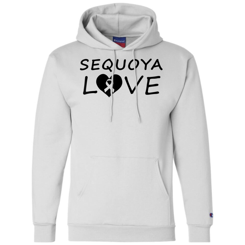 Wilkinsi Designs Sequoya Love No Initial T Shirt Champion Hoodie by gswarnkab | Artistshot