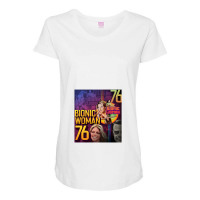 Bionic Woman V3 Maternity Scoop Neck T-shirt | Artistshot