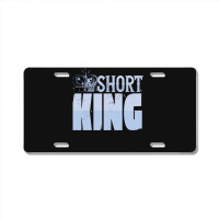 Short King Funny Short Guy Crown License Plate | Artistshot