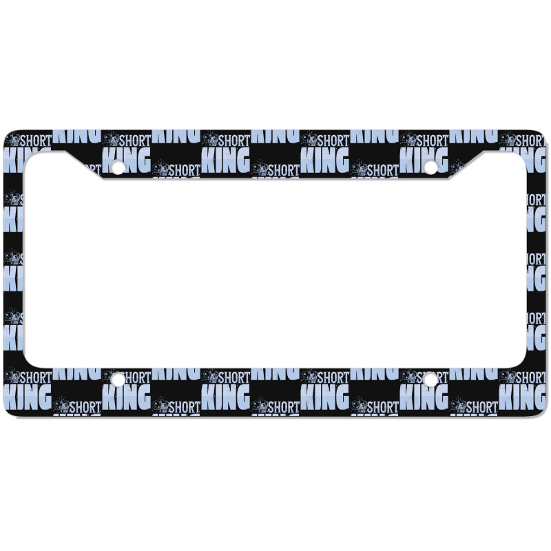 Short King Funny Short Guy Crown License Plate Frame | Artistshot