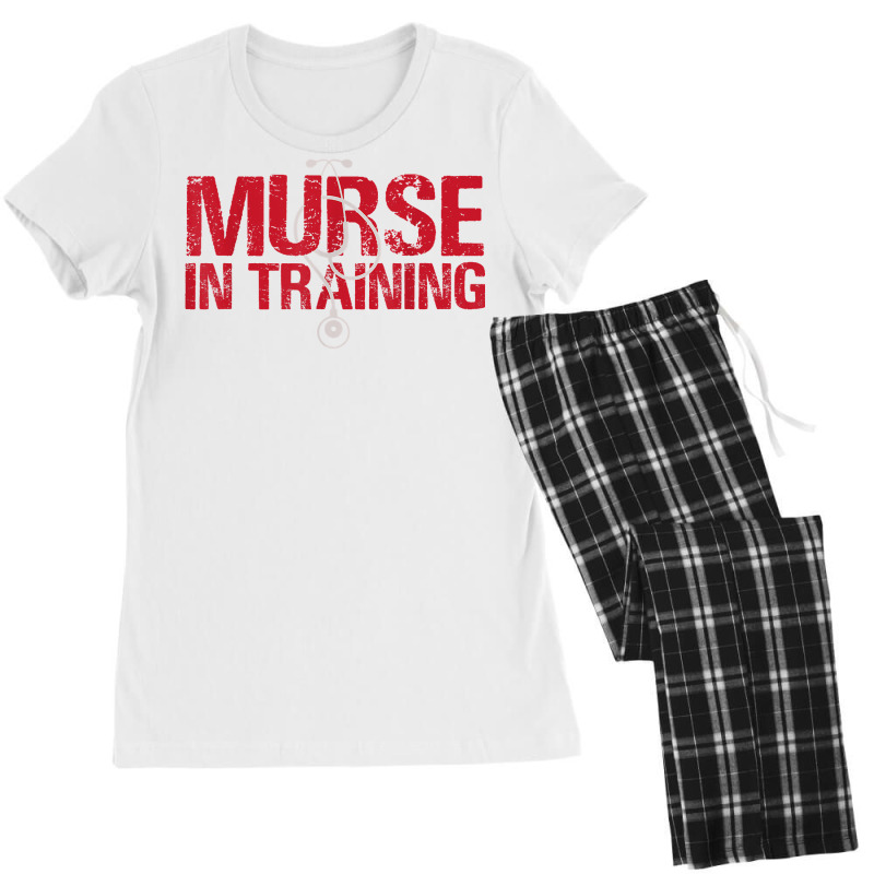 Funny Male Nurse Murse In Training T Shirt Women's Pajamas Set | Artistshot