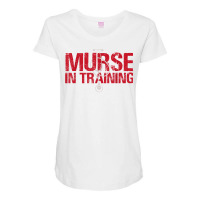 Funny Male Nurse Murse In Training T Shirt Maternity Scoop Neck T-shirt | Artistshot