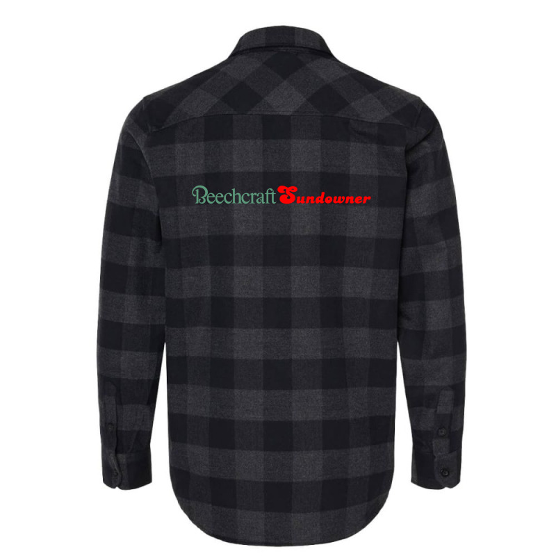 Beechcraft Sundowner Aircraft Aviation Flannel Shirt by yoriinka | Artistshot