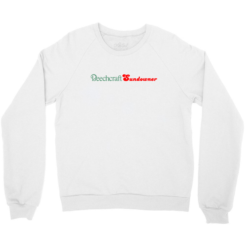 Beechcraft Sundowner Aircraft Aviation Crewneck Sweatshirt by yoriinka | Artistshot