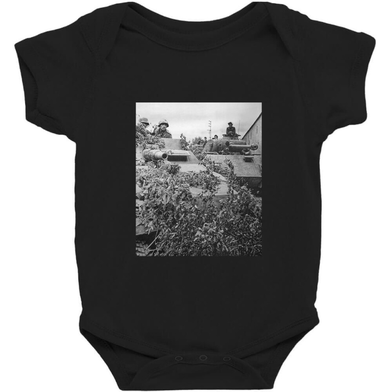 German Panzer Lehr Division Ww2 Caen Normandy   Panzer Tank Baby Bodysuit by kudaponijengkulit | Artistshot