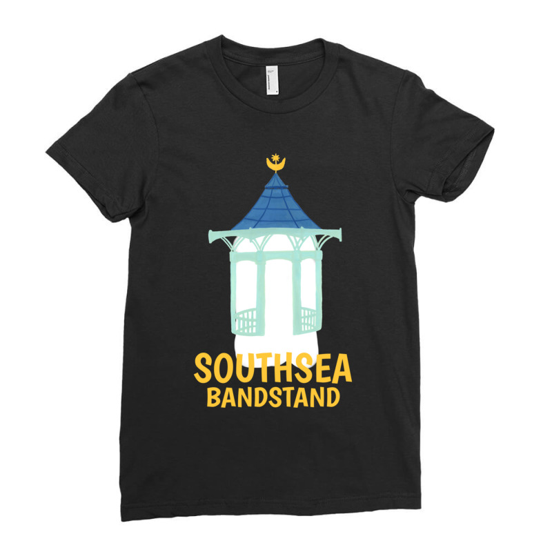 Southsea Bandstand S Ladies Fitted T-Shirt by RonaldLagman | Artistshot