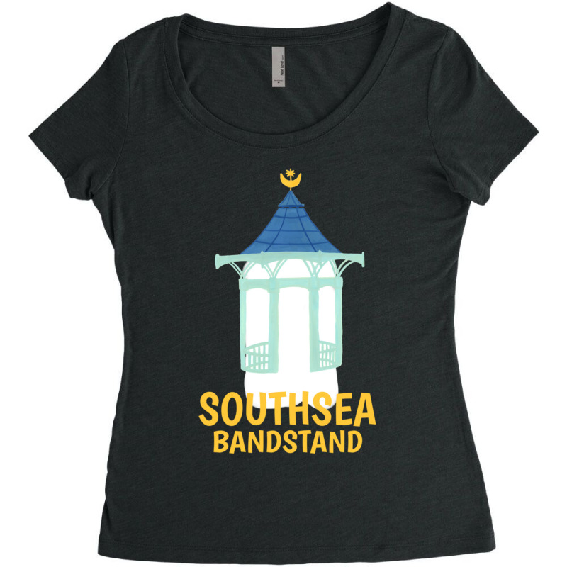 Southsea Bandstand S Women's Triblend Scoop T-shirt by RonaldLagman | Artistshot