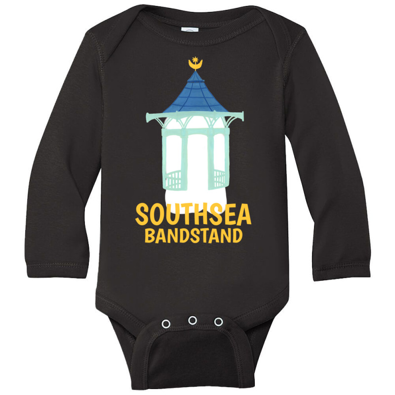 Southsea Bandstand S Long Sleeve Baby Bodysuit by RonaldLagman | Artistshot