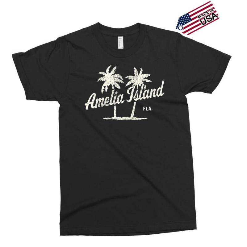 Amelia Island Florida Vintage 70s Palm Trees Exclusive T-shirt by michaelyounger19 | Artistshot