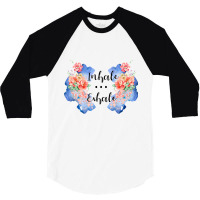 Inhaleexhale 3/4 Sleeve Shirt | Artistshot