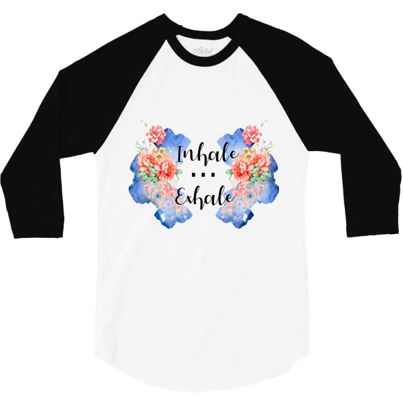 Inhaleexhale 3/4 Sleeve Shirt by seifertmurryq3jmxs | Artistshot