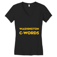 Washington C-words Women's V-neck T-shirt | Artistshot