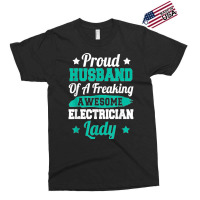 Electricity Electrical Lineman Electrician Husband Exclusive T-shirt | Artistshot