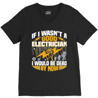 Funny Electrician Art Men Women Licensed Electrician Lineman Premium V-neck Tee | Artistshot