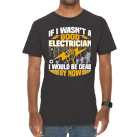 Funny Electrician Art Men Women Licensed Electrician Lineman Premium Vintage T-shirt | Artistshot