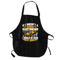 Funny Electrician Art Men Women Licensed Electrician Lineman Premium Medium-length Apron | Artistshot