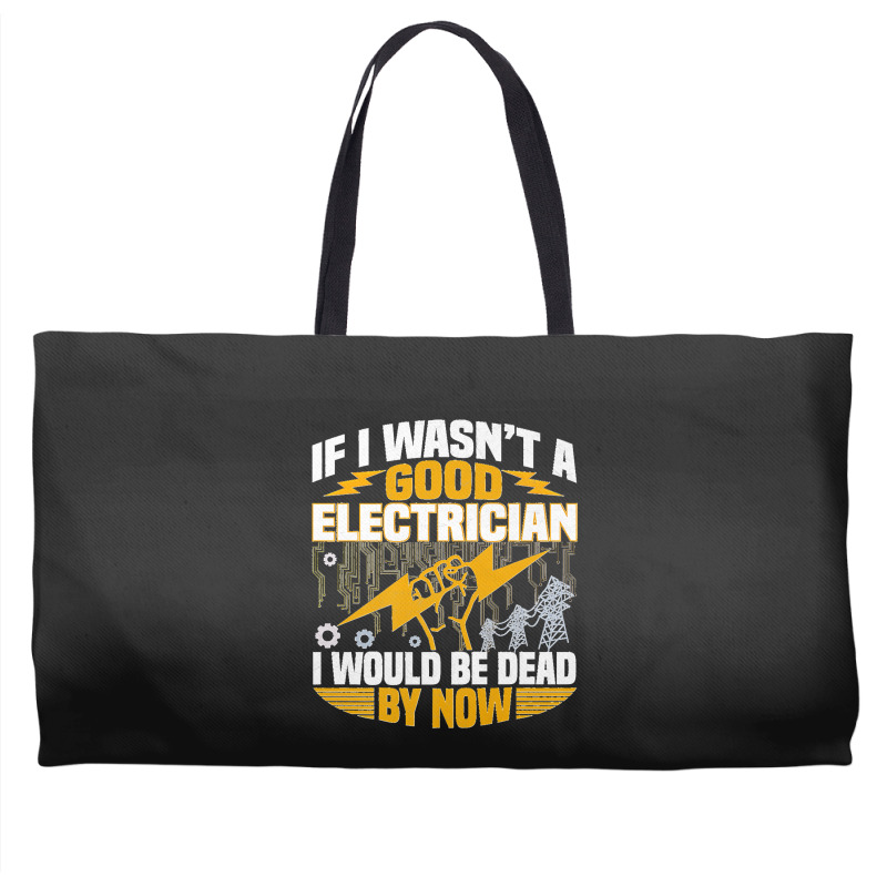 Funny Electrician Art Men Women Licensed Electrician Lineman Premium Weekender Totes | Artistshot