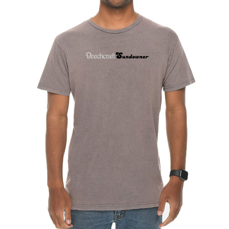 Beechcraft Sundowner Aircraft Aviation Vintage T-Shirt by yoriinka | Artistshot