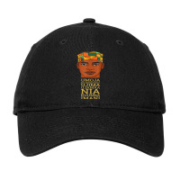 Celebrate Seven Principles Of Kwanzaa Dec 26 - Jan 1 Black Adjustable Cap | Artistshot