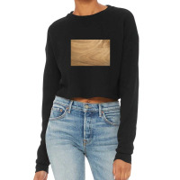 Natural Tabla De Maderas Textura 18 Cropped Sweater | Artistshot