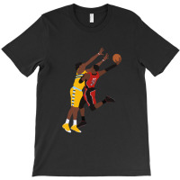 Terrence Ross Dunk On Kenneth Faried Gift T-shirt | Artistshot