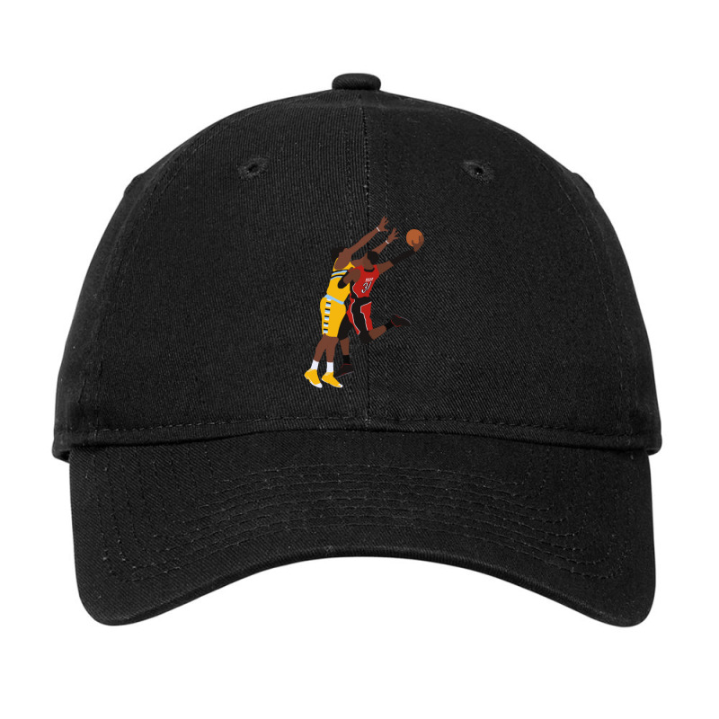 Terrence Ross Dunk On Kenneth Faried Gift Adjustable Cap | Artistshot