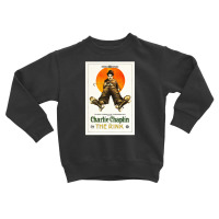 Vintage Hollywood Nostalgia The Rink Charlie Chaplin Film Movie Advert Toddler Sweatshirt | Artistshot