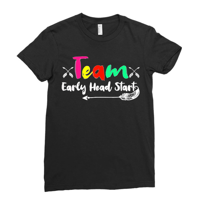 Team Early Head Start Back To School Funny Teacher Adults Ladies Fitted T-Shirt by JilmarM.Perez | Artistshot