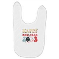 Happy New Year 2023, Happy Party 2023 Baby Bibs | Artistshot