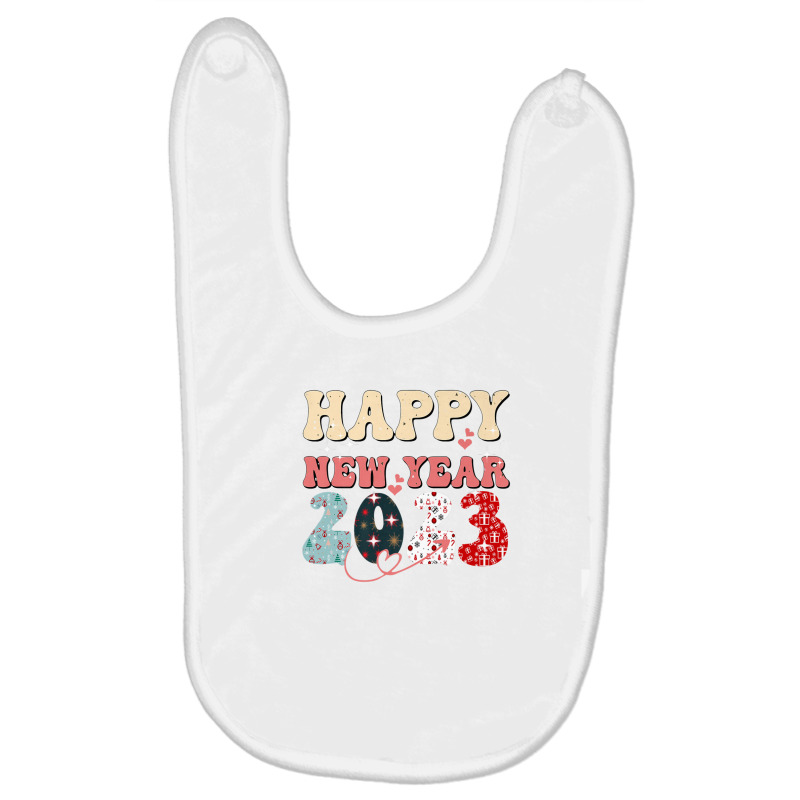 Happy New Year 2023, Happy Party 2023 Baby Bibs | Artistshot