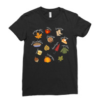 Speech Language Pathologist Speech Therapy Slp Fall Autumn Ladies Fitted T-shirt | Artistshot